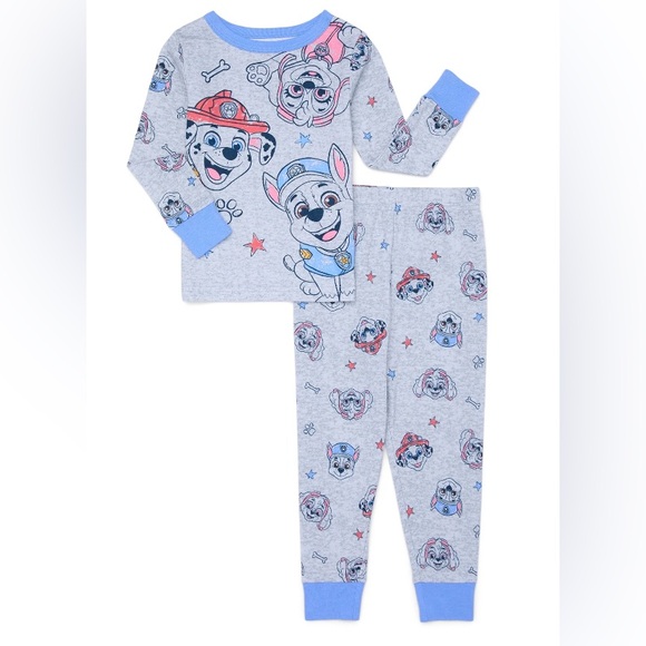Paw Patrol Toddler Long Sleeve Shirt and Pants Pajama Set, 2-Piece, Sizes 18M-5T - Picture 1 of 3